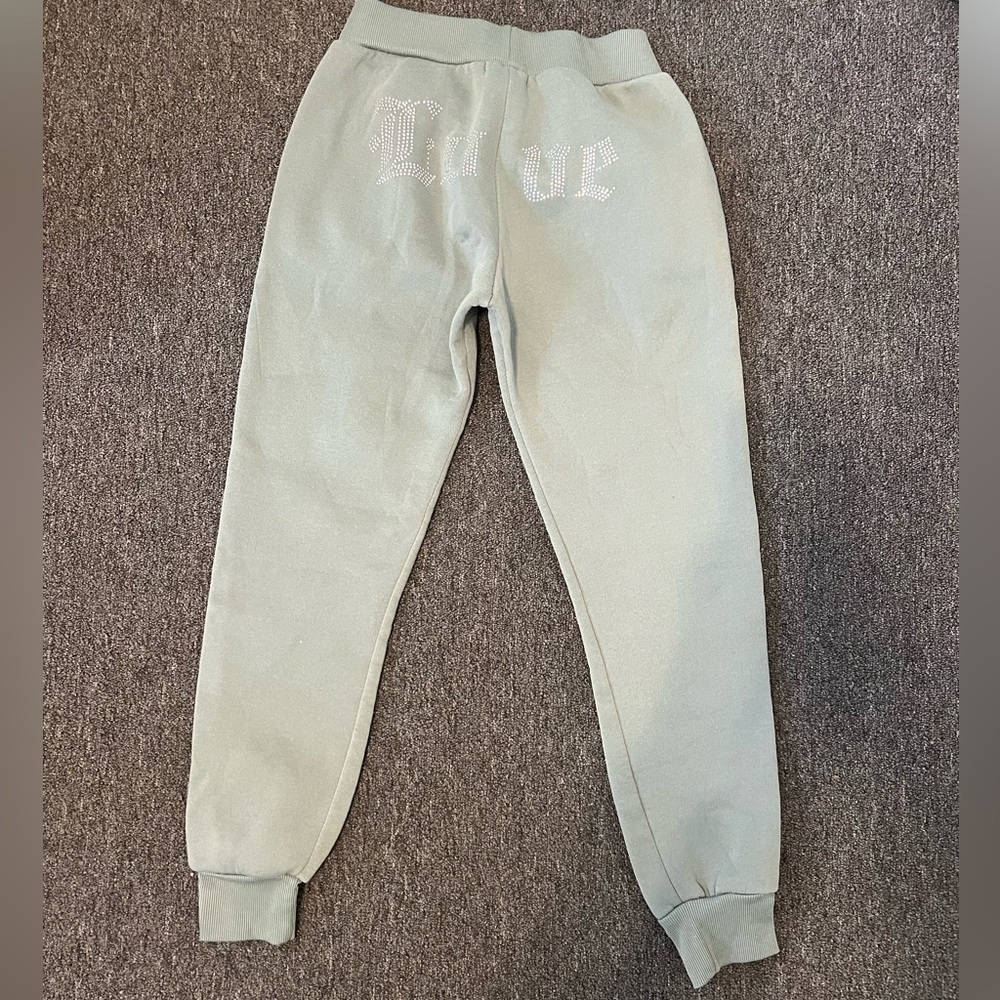 Kids Sage Green Hoodie and Jogger Set - Picture 7 of 7